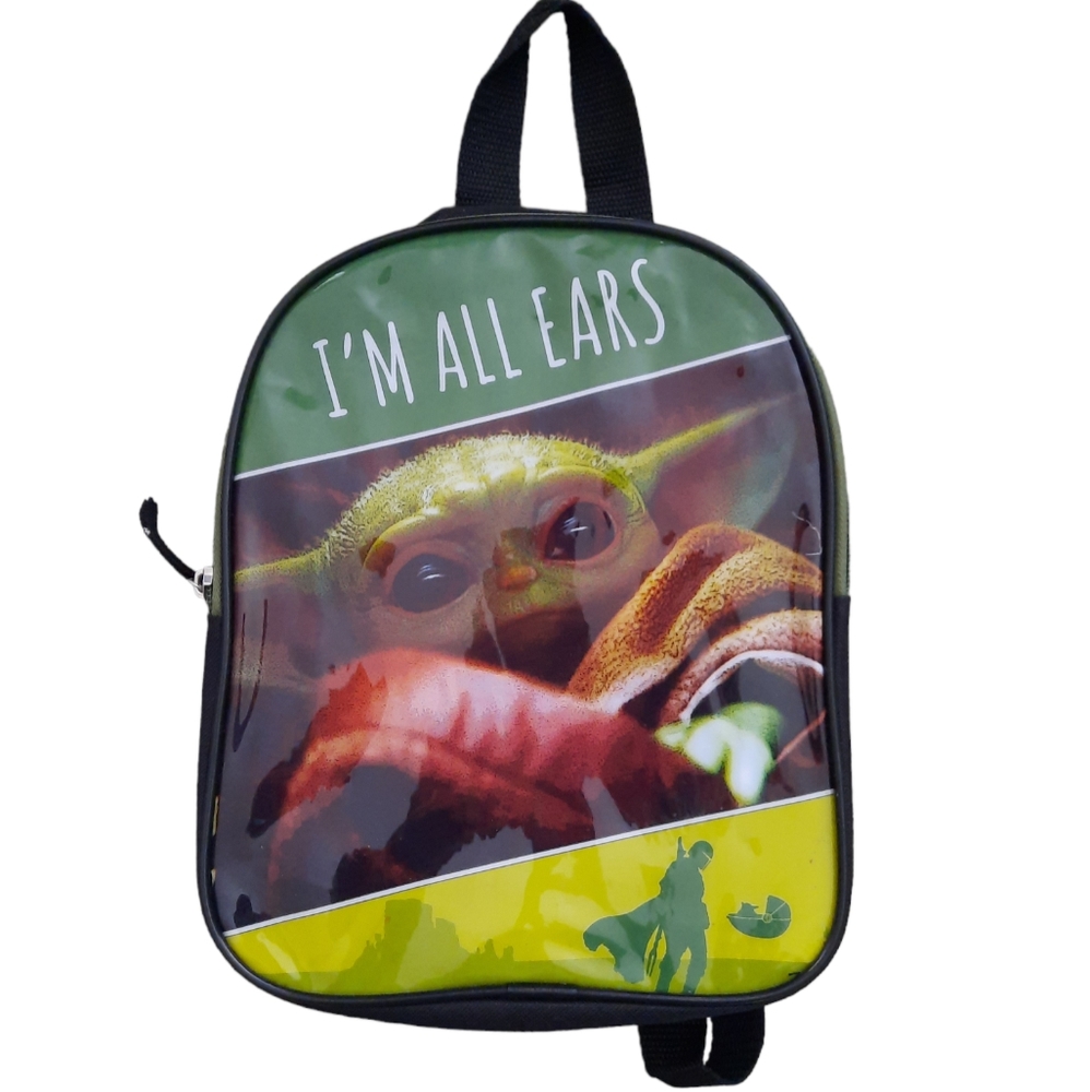 Mini baby yoda bookbag
